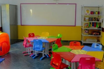 Sala de Aula Educação Infantil vazia