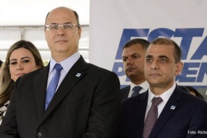 Wilson Witzel e Edmar Santos